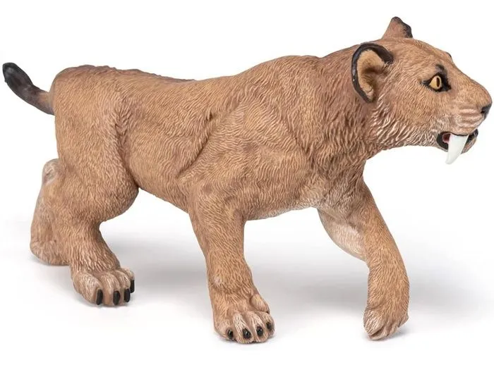 Figurine préhistorique : jeune Smilodon-2
