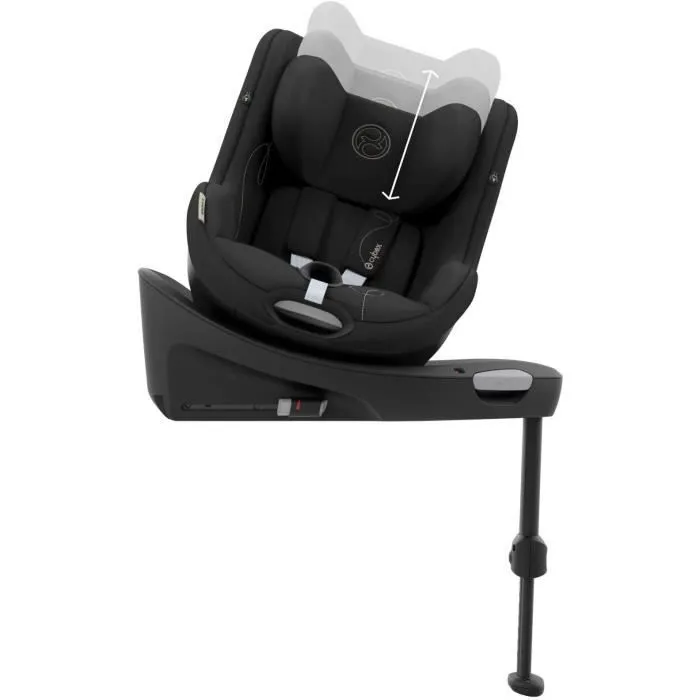 Siège Auto Sirona G i-Size - Moon Black - CYBEX - Rotation 360° - Inclinable - Protection latérale-2