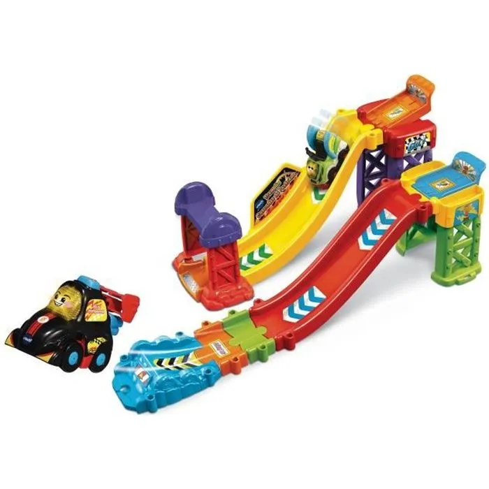 VTECH - Tut Tut Bolides - Tremplin Cascades de l'Extrême + Lucas, le Roi du Championnat-0
