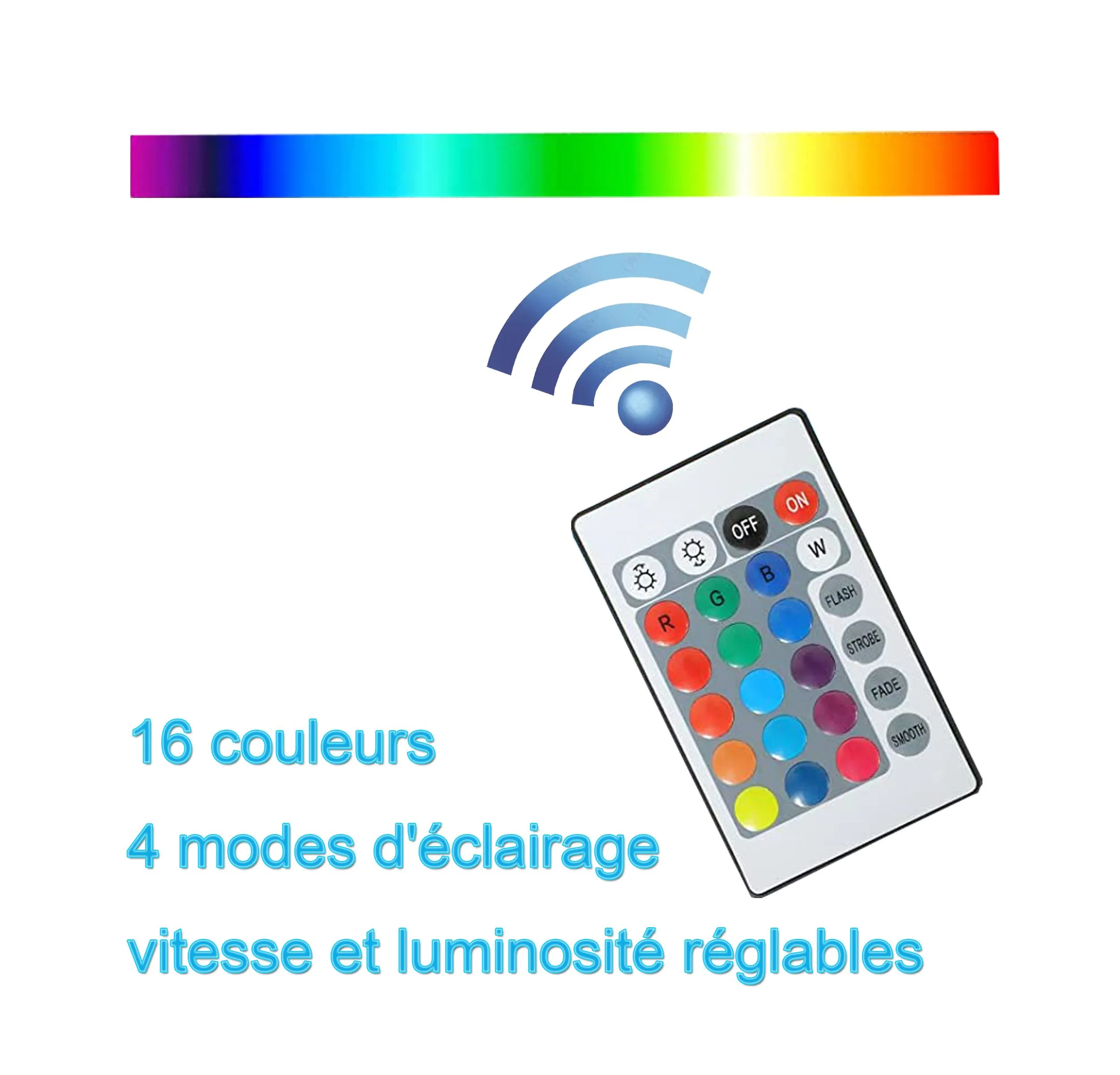 Lit - NOIR - 140x200 cm - MDF - Tête de Lit LED - 1 place-2