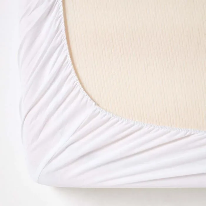 Protège matelas - Non spécifié - 120 x 190 cm - Imperméable - Tissu éponge - Lavable en machine-1