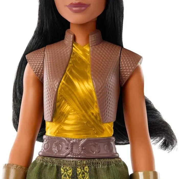 Raya Poupée 29 cm, Mattel Poupée Disney Princesses habillage et accessoires HLX22-3