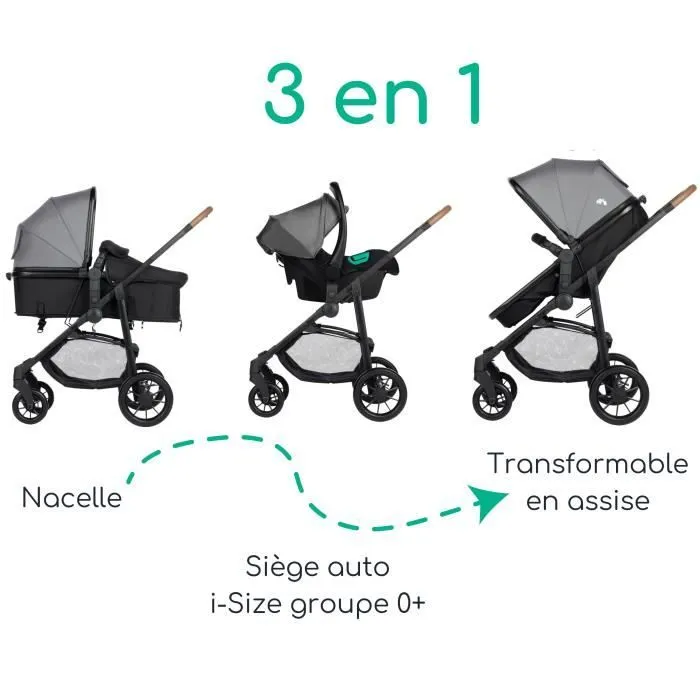 Poussette siege auto bebe confort on sale