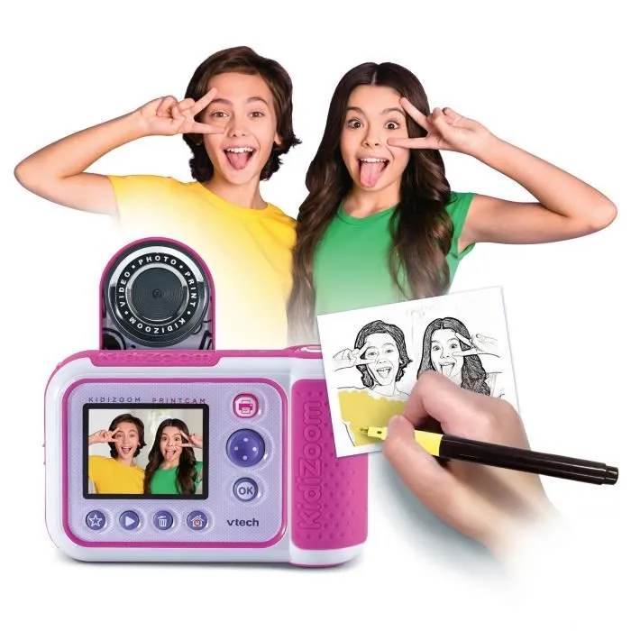 VTECH KIDIZOOM PRINT CAM (ROSE)-3