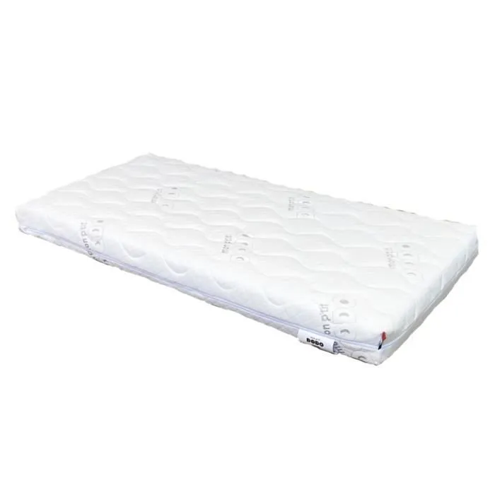 Matelas bébé anti acarien/bactérien Blanc 70x140x9 cm-0