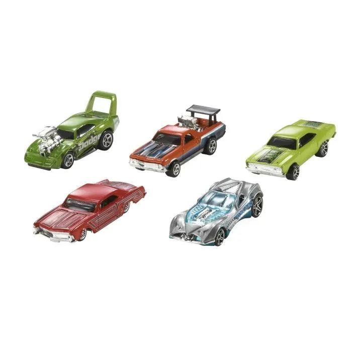 Hot Wheels - Coffret De 10 Véhicules - Coffret Petites Voitures - 3 ans et + 54886-8