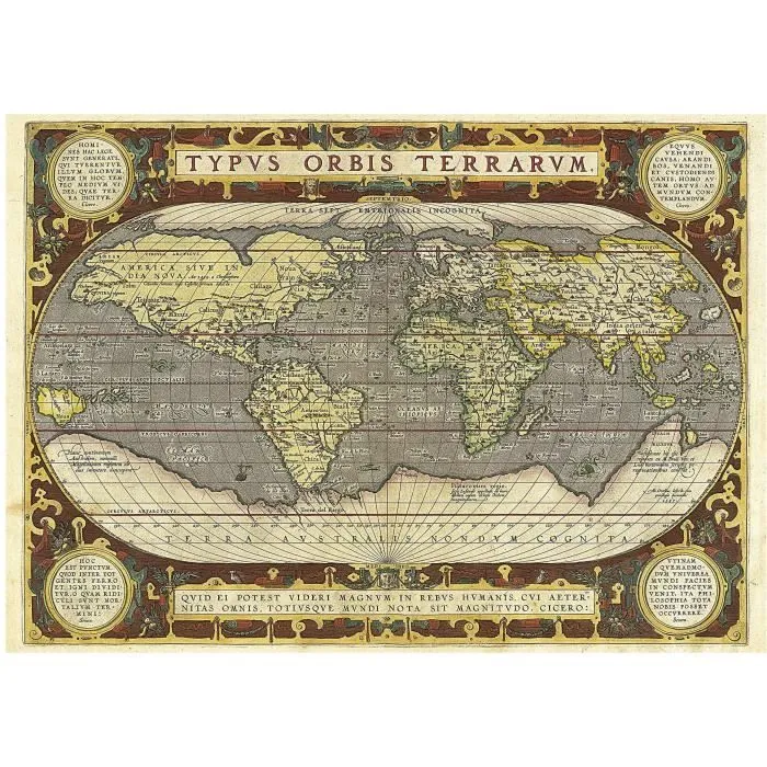 Puzzle éducatif Planisphère - 2000 pièces - EDUCA-1