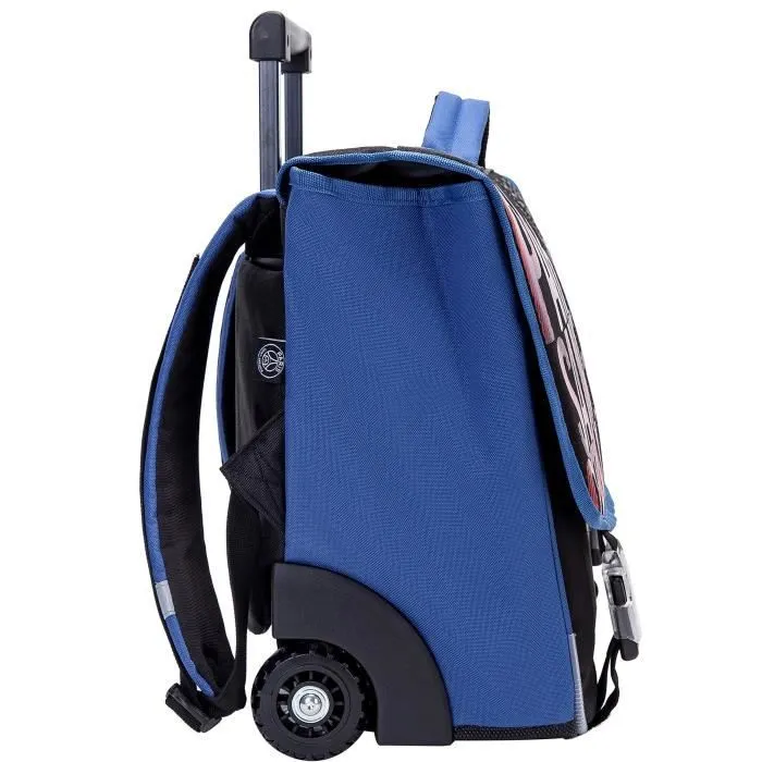 Bebeboutik Cartable scolaire a roulettes PSG Collection officielle PARIS SAINT GERMAIN