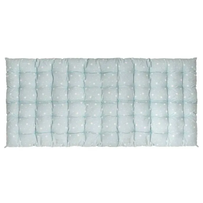 Matelas de sol enfant "Etoile" - vert d'eau 60x120 cm - Vert clair - Atmosphera createur d'interieur-0