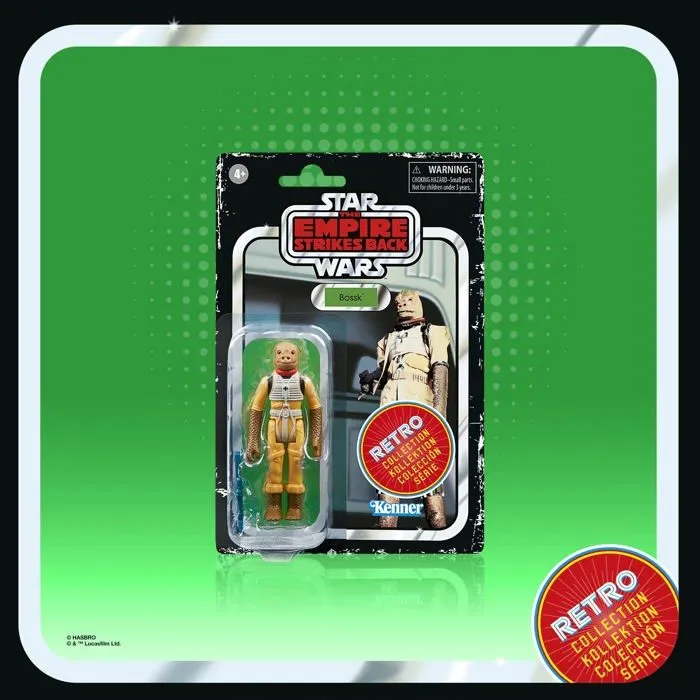 Star wars - F5562 - Retro Collection, Pack de 2 Chasseurs de Primes, Boba Fett et Bossk de 9,5 cm, l'empire Contre-Attaque-3