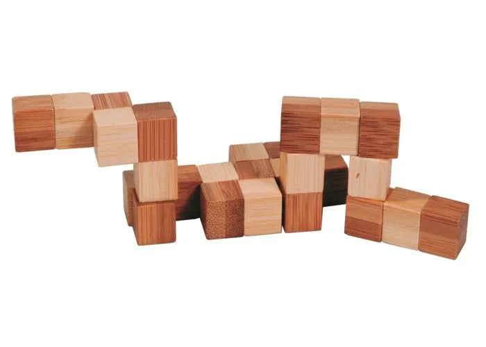 Fridolin - Mini casse-tête en bois Serpent-2