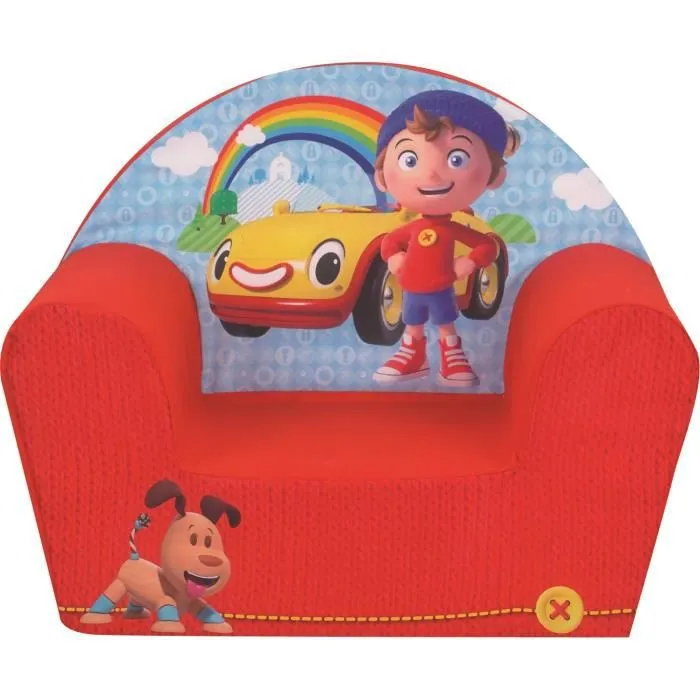 Fauteuil club en mousse pour enfant - FUN HOUSE - Oui Oui - Rouge - Intérieur-0