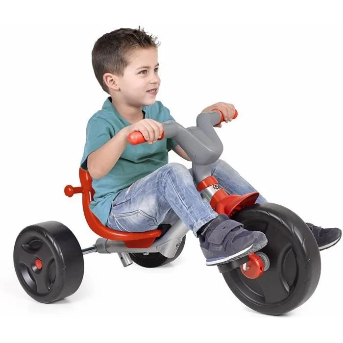 Tricycle évolutif 3 en 1 - FEBER - Rouge - Canne parentale réglable - Mixte - 12 à 36 mois-5
