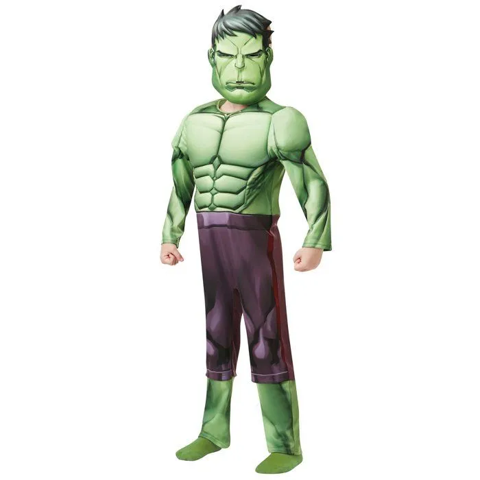 DÉGUISEMENT LUXE HULK REMBOURRÉ GARÇON 7/8 ANS Vert, Anis, Menthe, Eau-0