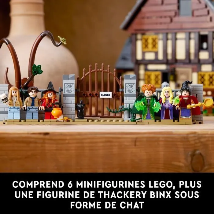 LEGO® Ideas Hocus Pocus Disney : le manoir des sœurs Sanderson 21341 -Set de construction - Un cadeau d’Halloween pour les adultes-4