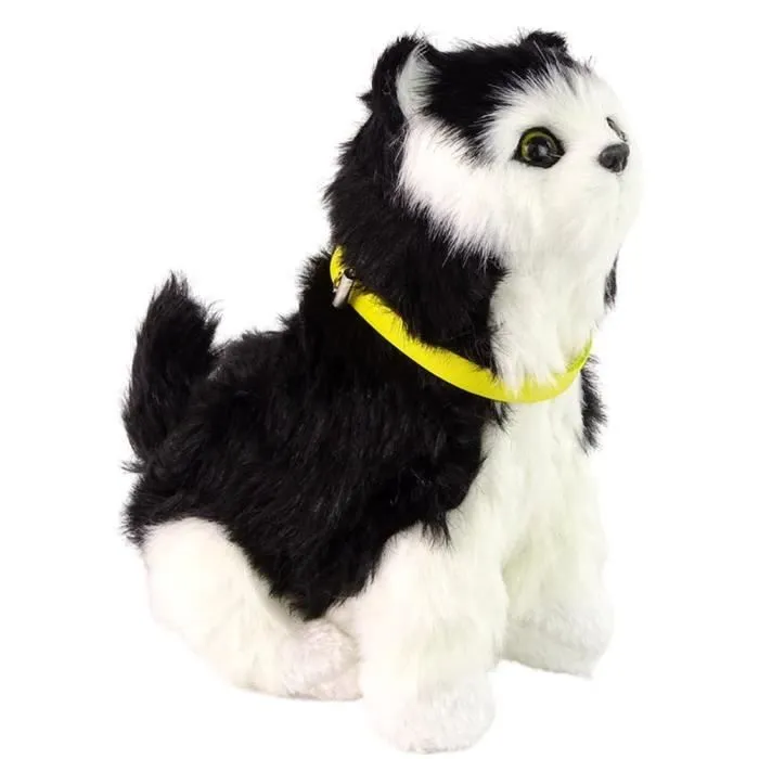 Jouet éducatif - Non spécifié - Chat interactif en peluche - Noir et blanc - 23 cm - À partir de 3 ans-0