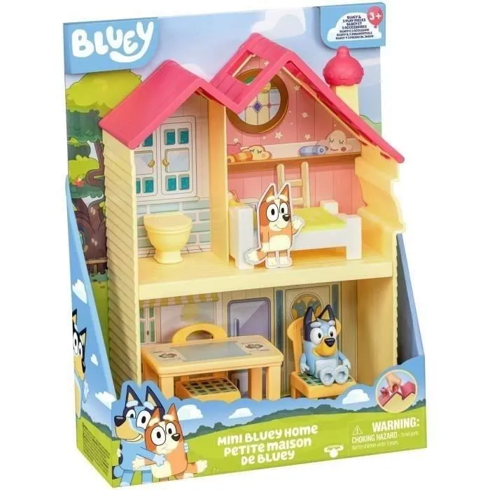 Bluey, La Mini Maison de Bluey, Figurin et maison, Univers miniature, Moose Toys-4