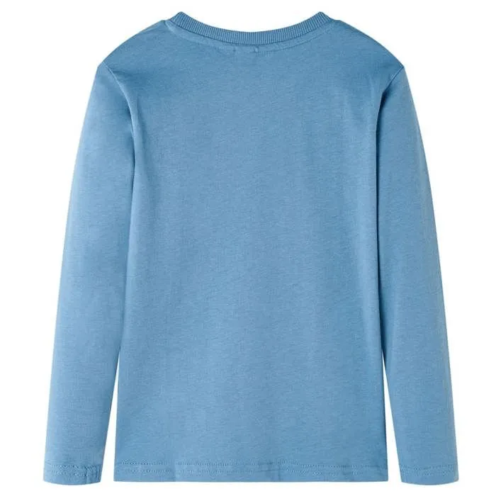 T-shirt enfants à manches longues vert foncé 5 dimensions disponibles-1