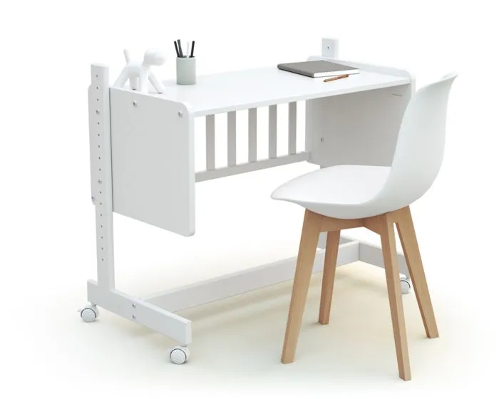 Berceau Cododo CONFORT - AT4 - Blanc - Transformable - Matelas inclus - Hauteur réglable-2