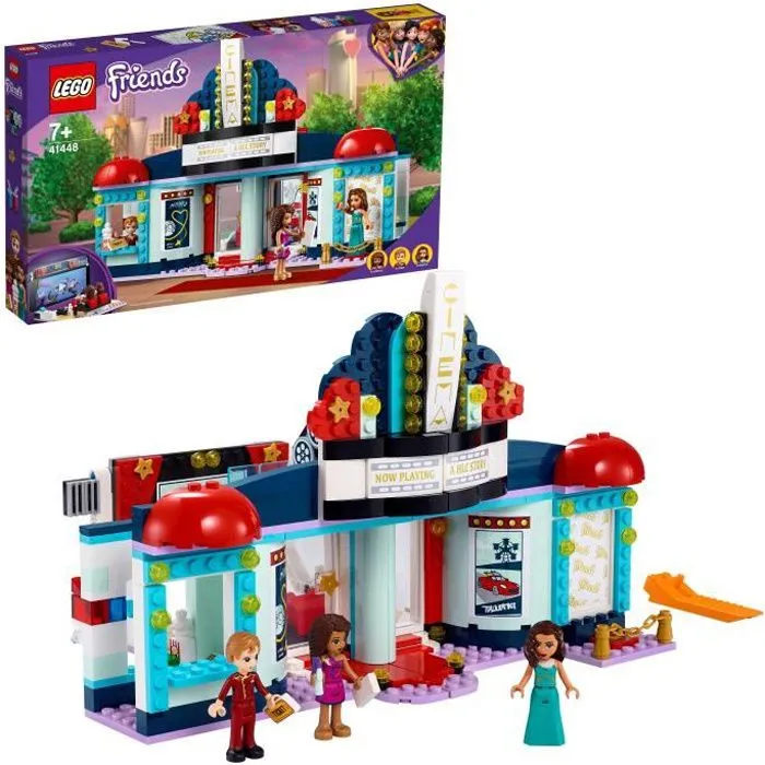 LEGO® Friends 41448 Le Cinéma de Heartlake City avec Support Téléphone, Jeu Créatif pour Fille et Garçon de 7 ans et plus-0