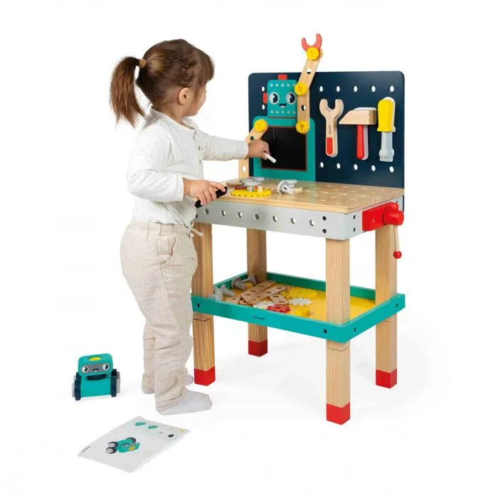 Établi Robot Brico'Kids - Jeu de Bricolage Enfant - 51 Accessoires + 3 Outils +1 Robot - Jeu d'Imitation - Dès 36 Mois-2