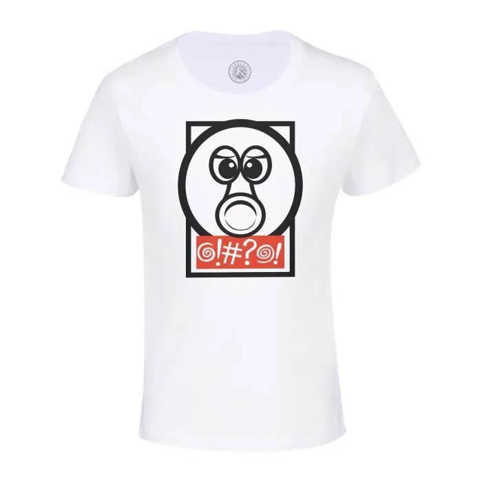T-shirt Enfant Blanc Qbert Parodie Classique Retro Gaming Arcade Jeux Video-0