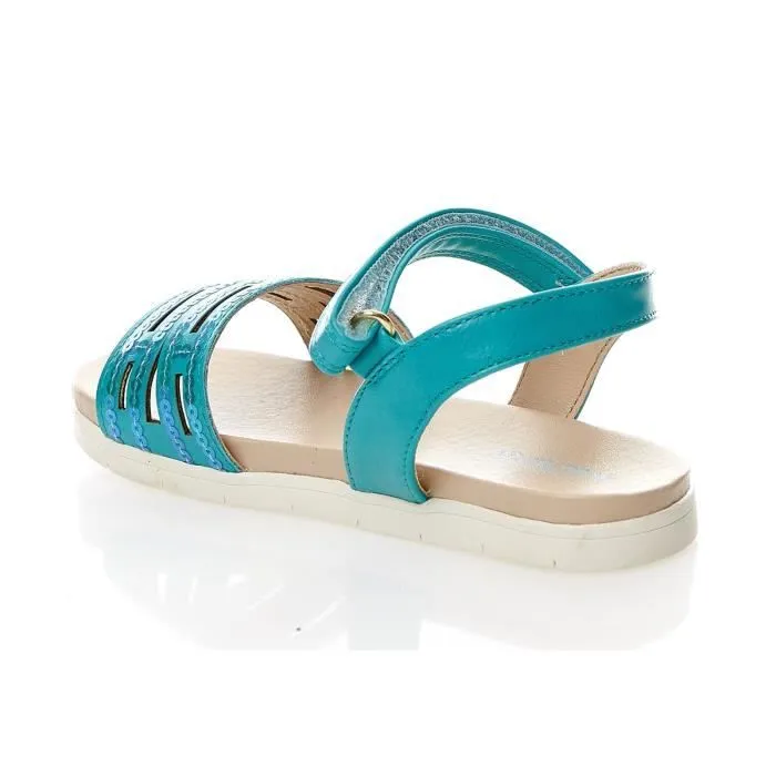 Sandales - Mod 8 - Loveme - Turquoise - Confort optimal - Fermeture scratch-0