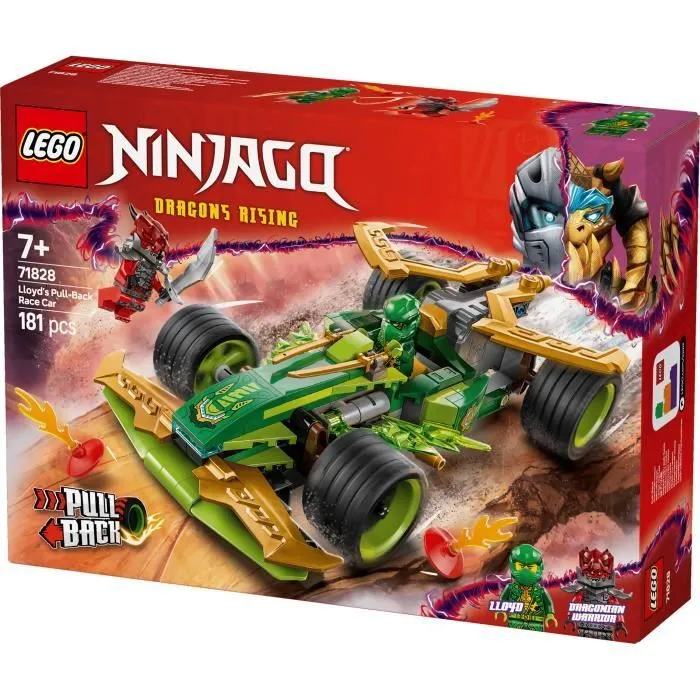 LEGO NINJAGO 71828 La voiture de course à rétrofriction de Lloyd - Jouet de construction-5