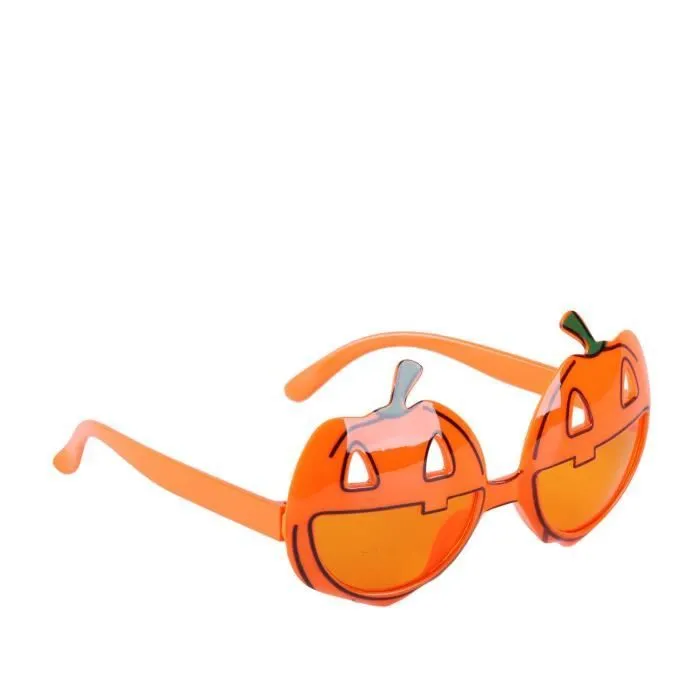 Déguisement d'Halloween - Lunettes citrouille - Orange-0