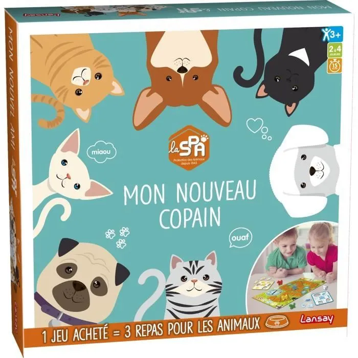 Jeux Lansay - SPA - Mon Nouveau Copain - Jeu de société - Dès 3 ans-0