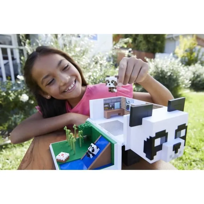 Minecraft-Mini Têtes Modulables-La Maison du Panda-Coffret HLL25-1
