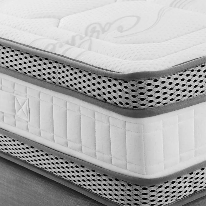Ensemble Royal 5 Etoiles 90x200 cm Matelas Mousse + Sommier Bois-4