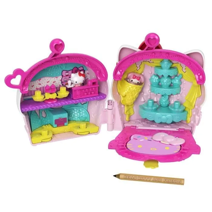 Coffret Cupcake Hello Kitty - MATTEL - Mini-poupée - Accessoires inclus-1