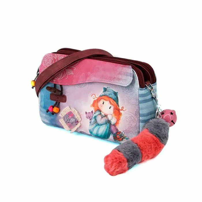 Sac à bandoulière - Forever Ninette - Double Zipper Origin - Multicolore - Taille Unique - Femme-1