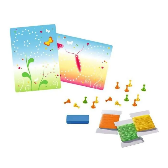 Jeu créatif - RAVENSBURGER - String Art Papillon et fleurs - Multicolore-3