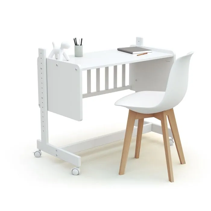 AT4 -  Berceau cododo évolutif CONFORT en bois  Blanc - Taille unique-2
