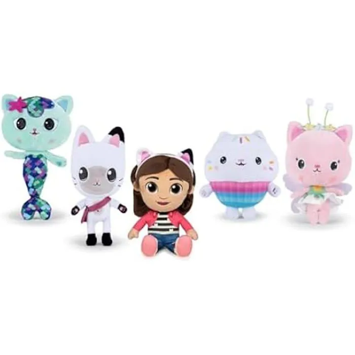 Peluche - PLAY BY PLAY - La Maison de Gabby - 18 cm - Multicolore - Pour enfants à partir de 3 ans-0