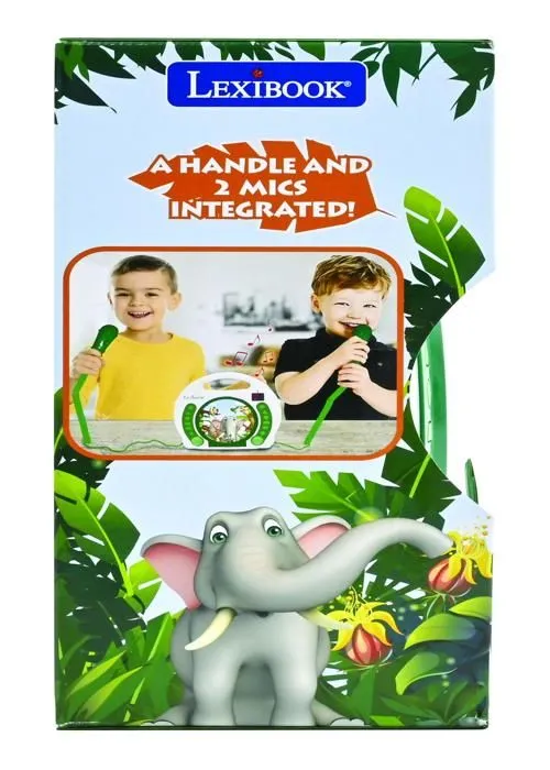 Lecteur CD portable avec 2 microphones Animaux-4