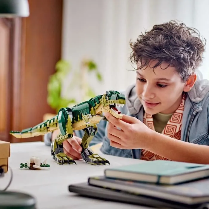 LEGO® Creator 31151 3-en-1 Le T-rex - Dinosaure jouet tricératops ou ptérodactyle-4