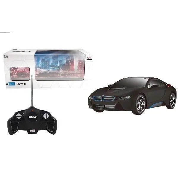 Rastar Voiture radiocommandée BMW I8 1:18 Noir 59200-0