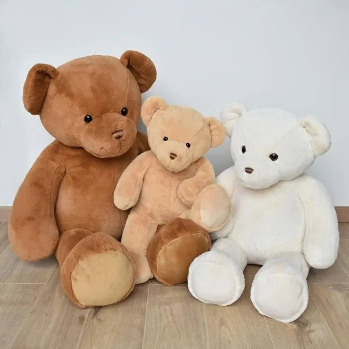 Peluche ours Titours XXL 135CM - HISTOIRE D'OURS - Marron - Bébé - Intérieur-1