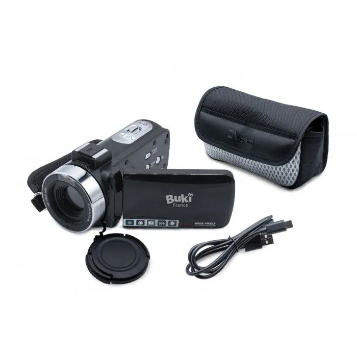 Caméscope - Buki France - PV09 - Ecran HD 7,5 cm - Zoom X16 - Compact et léger 300g-1