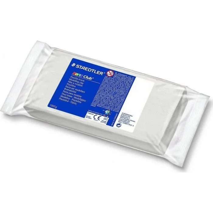 Pâte à modeler - STAEDTLER - Blanc - 1000g - Norme EN 71-0