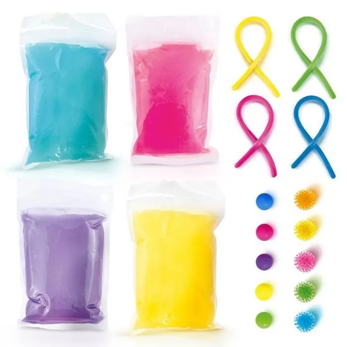 Fidget Slime - Baril de 1kg - Canal Toys - Texture extensible et non collante - Inclus 14 fidget toys-3