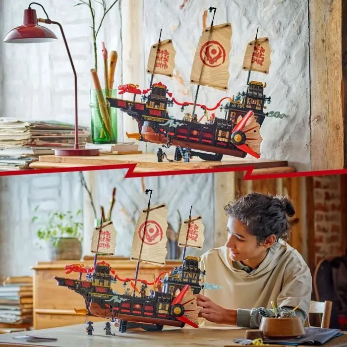 LEGO NINJAGO 71848 Le Temple Bounty - Jeu de construction pour garçon dès 14 ans - Bateau-4