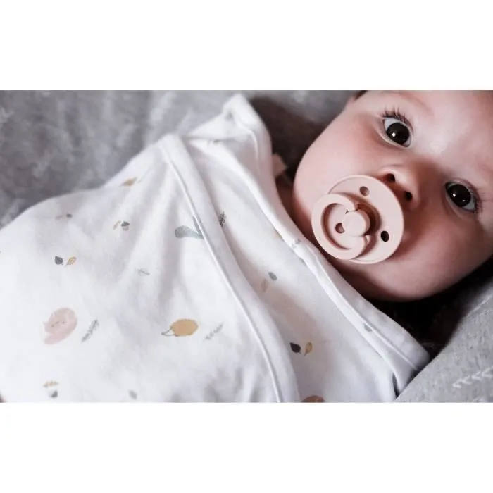 BÉABA - Couverture Miracle™ - Couverture d'emmaillotage - 100% Coton - 0-3Mois - Happy Fox-1