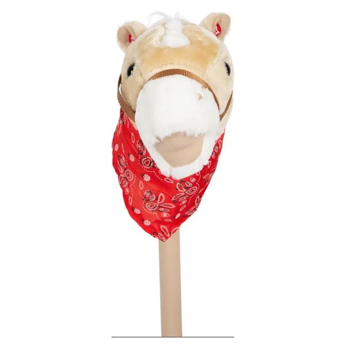 Jouet à cheval bâton en peluche - Small foot Legler - Rocky - Mixte - 82 x 27 cm - A partir de 3 ans-1