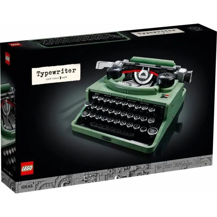 Machine d'écriture des idées - Lego - 21327 - 2079 pièces - Vert kaki - Montage à assembler soi-même-0