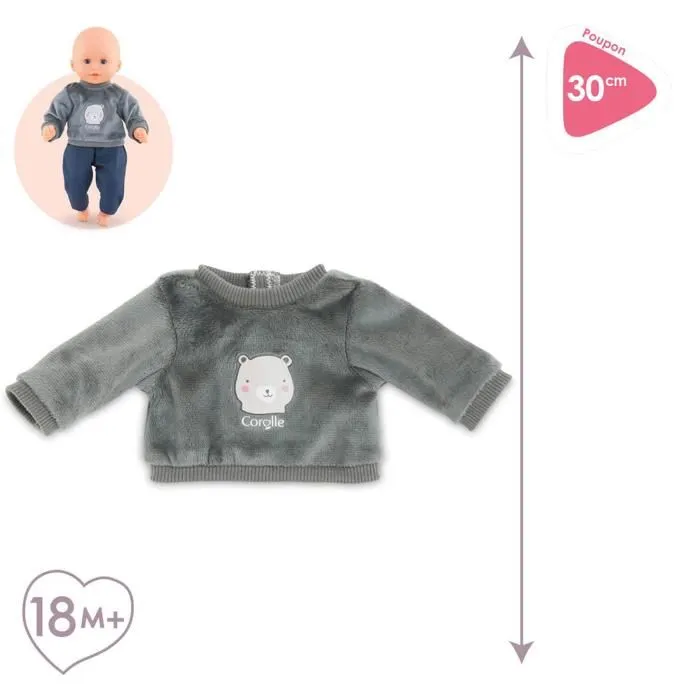 BB30 Sweat Ourson pour poupon-3