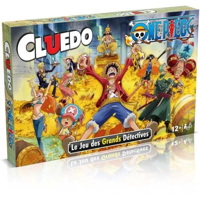 Jeu de société - WINNING MOVES - Cluedo One Piece - Édition spéciale avec l'équipage de Luffy-0